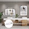 LED Mirror for Bathroom 24x40 with Lights, Anti-Fog, Dimmable, Backlit + Front Lit, Lighted Bathroom Vanity Mirror for Wall, Memory Function, Tempered